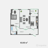 ЖК Standard City 2 — 2-ком 63,9 м² (null)