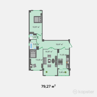 ЖК Standard City 2 — 3-ком 79,3 м² (null)