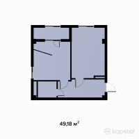 КД Chelsea Club House — 1-ком 49.2 м² (от 39,344,000 тг)