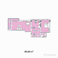 ЖК SALEM — 2-ком 85,7 м² (null)