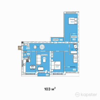 ЖК SALEM — 4-ком 103 м² (null)