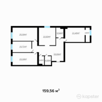 ЖК Alma aparts — 4-ком 159,6 м² (null)