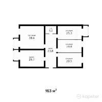 ЖК Lumiere — 4-ком 163 м² (от 53 790 000 тг)