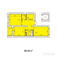 ЖК Murager — 2-ком 68,4 м² (null)