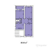 ЖК Murager — 2-ком 81,1 м² (null)