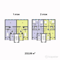 КГ East Houses — 5-ком 232.1 м² (от 46,520,000 тг)