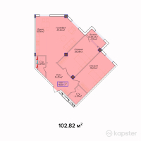 ЖК Golden Park — 3-ком 102.8 м² (от 32,902,400 тг)