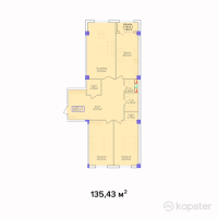 ЖК Golden Park — 3-ком 135.4 м² (от 43,337,600 тг)