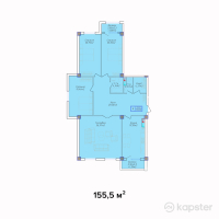 ЖК Golden Park — 4-ком 155.5 м² (от 49,760,000 тг)