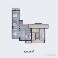 ЖК Айсар — 3-ком 108,3 м² (null)