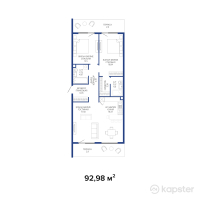 ЖК Aqualina Resort — 3-ком 93 м² (от 52,533,700 тг)