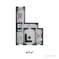 ЖК Saya — 3-ком 117,7 м² (null)