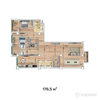 ЖК Магнат — 4-ком 176.5 м² (от 50,302,600 тг)