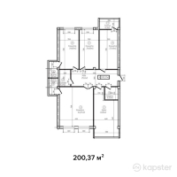 ЖК NK Towers — 4-ком 200,4 м² (null)