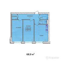 ЖК в 31Б — 2-ком 68,9 м² (null)