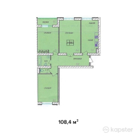 ЖК в 31Б — 3-ком 108,4 м² (null)