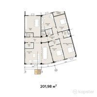 ЖК Premier — 5-ком 202 м² (от 76,752,400 тг)