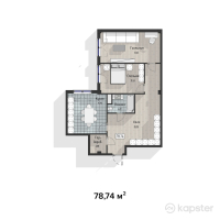 ЖК Family Home — 2-ком 78.7 м² (от 14,960,700 тг)