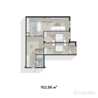 ЖК Family Home — 3-ком 102.6 м² (от 19,486,500 тг)