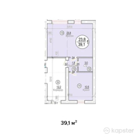 Клубный дом Royal Resort — 1-ком 39,1 м² (null)