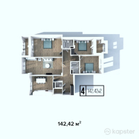 ЖК NB Towers — 4-ком 142,4 м² (null)