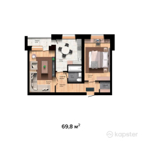 ЖК Good Home — 2-ком 69,8 м² (null)