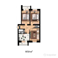 ЖК Good Home — 3-ком 97,9 м² (null)
