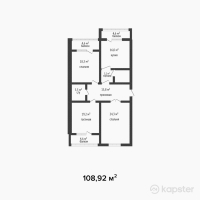 ЖК Kazyna Premium — 3-ком 108,9 м² (null)