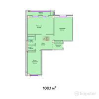 ЖК Grand Avenue — 2-ком 100,1 м² (null)