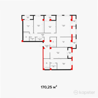 ЖК Renesans — 5-ком 170.3 м² (от 61,290,000 тг)