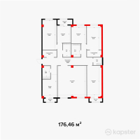 ЖК Renesans — 5-ком 176.5 м² (от 63,525,600 тг)