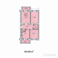 ЖК Hermes — 3-ком 101,6 м² (null)