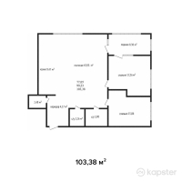 ЖК Панорама парк — 2-ком 103.4 м² (от 36,183,000 тг)