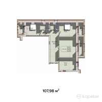 ЖК Весна — 3-ком 108 м² (null)