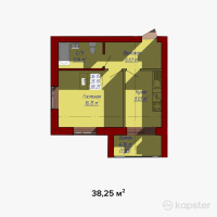 ЖК Family House — 1-ком 38.3 м² (от 8,415,000 тг)