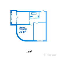 ЖК Vesnovka — 1-ком 72 м² (от 45,360,000 тг)