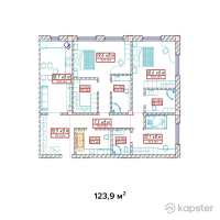 ЖК Баракат — 3-ком 123,9 м² (null)