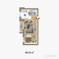 ЖК Карамель — 2-ком 49,2 м² (null)
