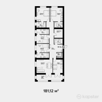 ЖК Florence — 5-ком 181.1 м² (от 126,784,000 тг)