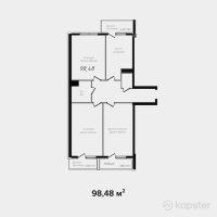 ЖК Теремки — 3-ком 98,5 м² (null)